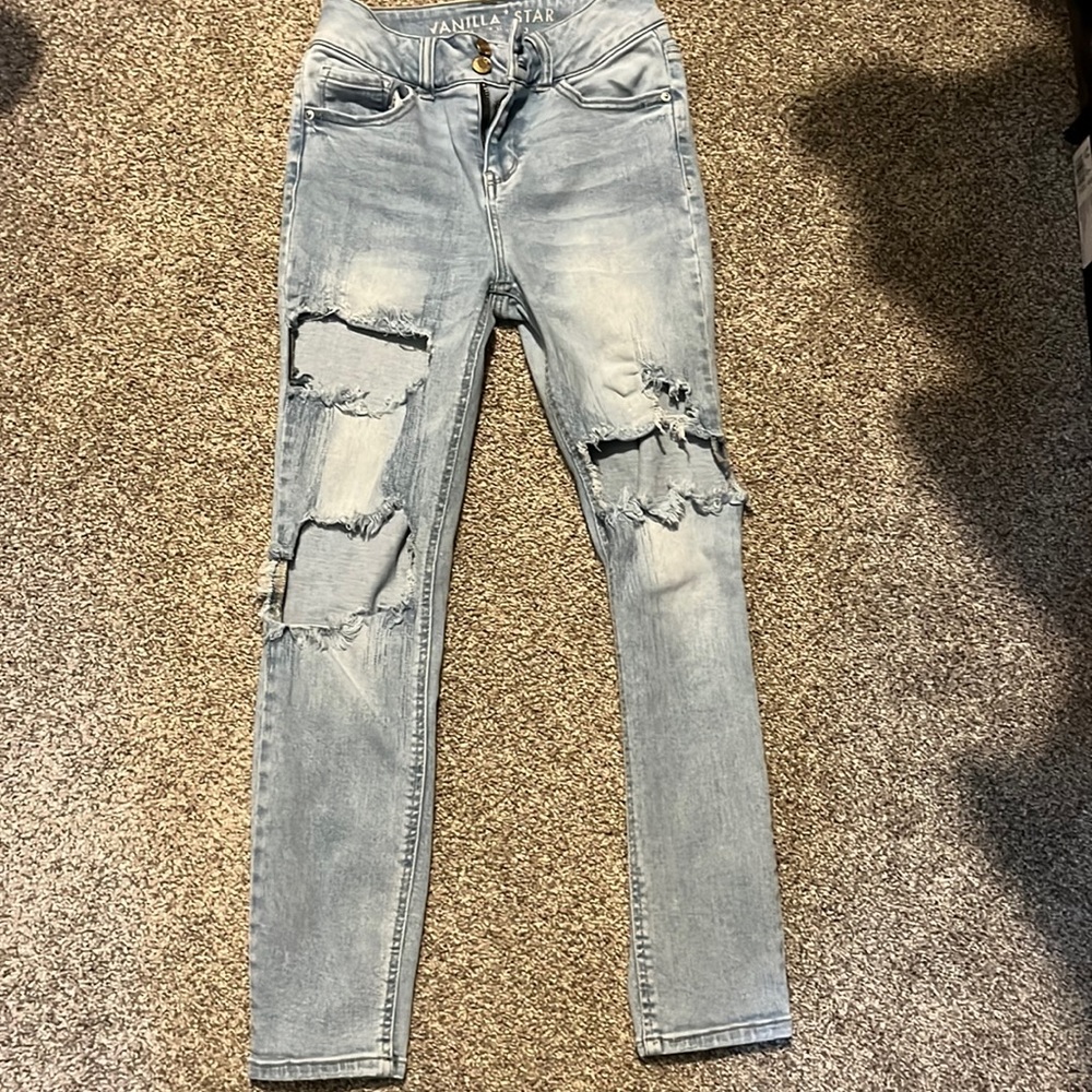 Vanilla Star High Rise Skinny Crop jeans